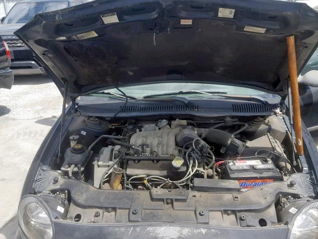 1FALP52U6VA168741 - 1997 FORD TAURUS GL BLACK photo 7