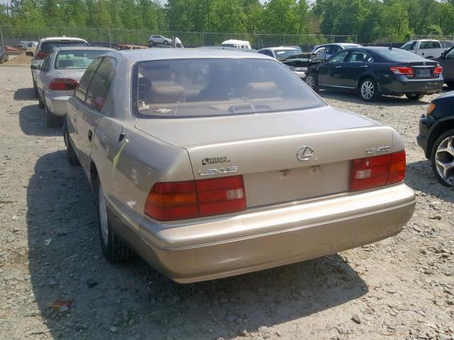 JT8BH28F8V0078151 - 1997 LEXUS LS 400 GOLD photo 3