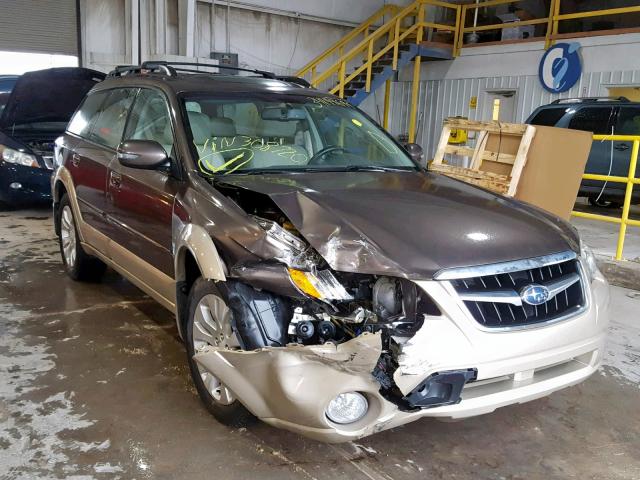 4S4BP86CX84308720 - 2008 SUBARU OUTBACK 3. BROWN photo 1