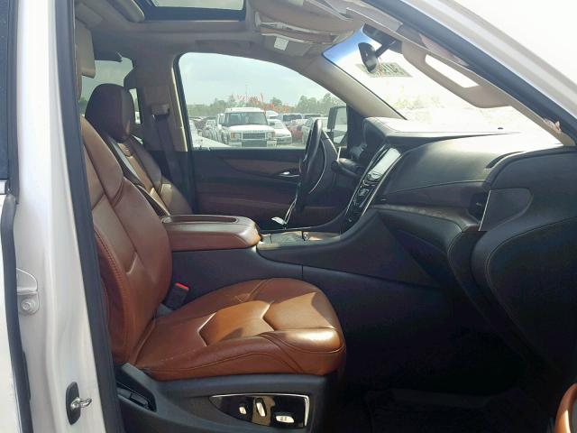 1GYS3CKJXGR419108 - 2016 CADILLAC ESCALADE P WHITE photo 5