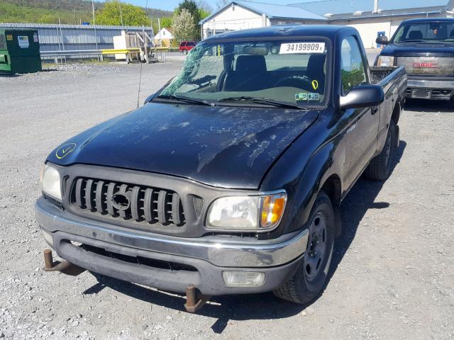 5TENL42N43Z292950 - 2003 TOYOTA TACOMA BLACK photo 2