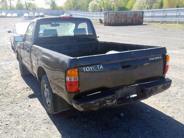 5TENL42N43Z292950 - 2003 TOYOTA TACOMA BLACK photo 3