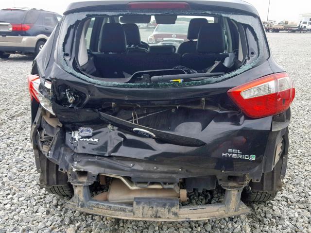 1FADP5BU9DL520153 - 2013 FORD C-MAX SEL BLACK photo 9