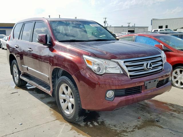 JTJBM7FX8D5051147 - 2013 LEXUS GX MAROON photo 1