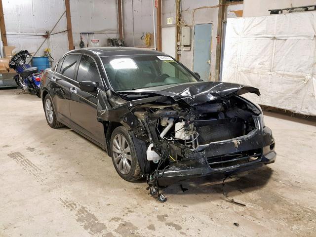 1HGCP3F86BA026284 - 2011 HONDA ACCORD EXL BLACK photo 1