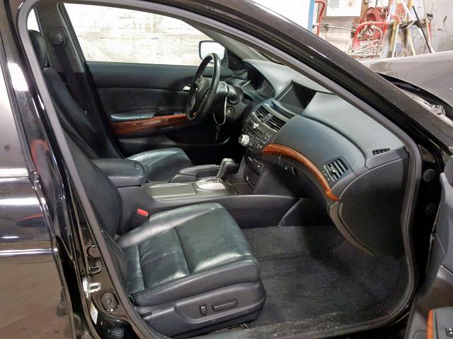 1HGCP3F86BA026284 - 2011 HONDA ACCORD EXL BLACK photo 5