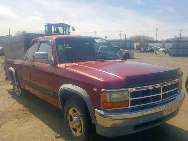 1B7GL23X2TS502494 - 1996 DODGE DAKOTA RED photo 1