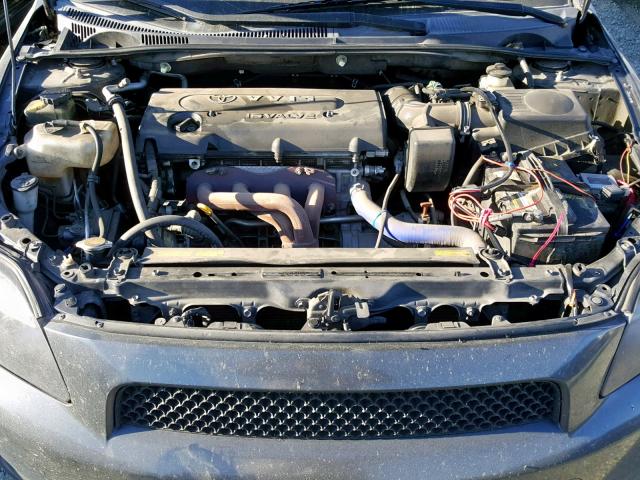 JTKDE177060083751 - 2006 TOYOTA SCION TC შავი ფოტო 7