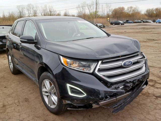 2FMPK4J9XJBC06029 - 2018 FORD EDGE SEL BLACK photo 1