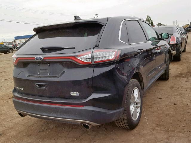 2FMPK4J9XJBC06029 - 2018 FORD EDGE SEL BLACK photo 4