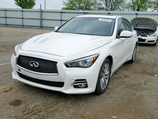 JN1CV7AP3HM640617 - 2017 INFINITI Q50 BASE WHITE photo 2