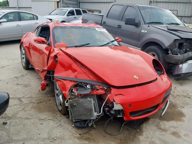 WP0AB29816U784578 - 2006 PORSCHE CAYMAN S RED photo 1