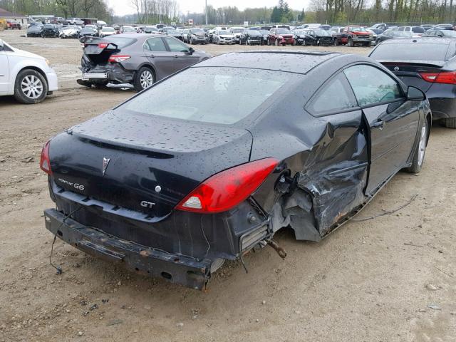 1G2ZH158264158088 - 2006 PONTIAC G6 GT BLACK photo 4