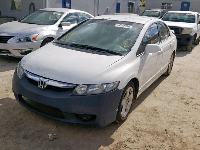 2HGFA16609H335701 - 2009 HONDA CIVIC LX-S 白色 照片 2