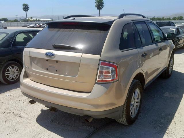 2FMDK36C97BB25517 - 2007 FORD EDGE SE TAN photo 4