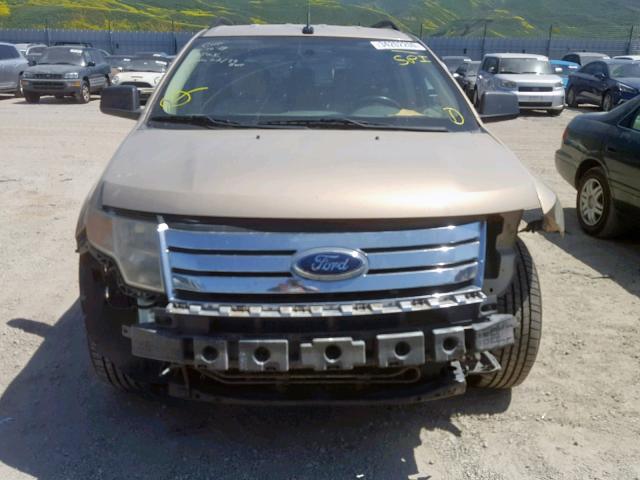 2FMDK36C97BB25517 - 2007 FORD EDGE SE TAN photo 9