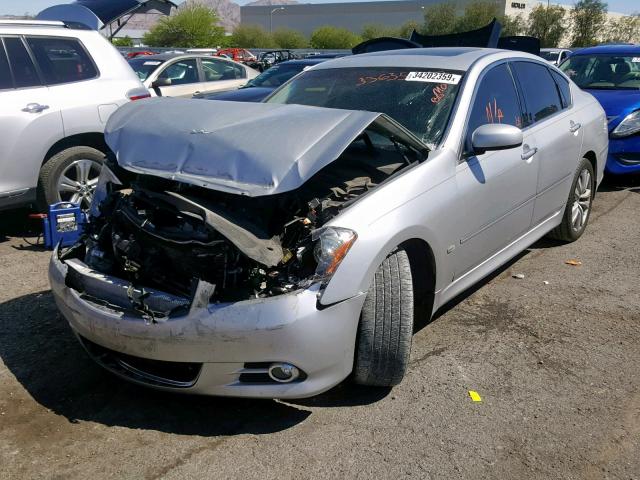 JN1CY0AP5AM910256 - 2010 INFINITI M35 BASE SILVER photo 2