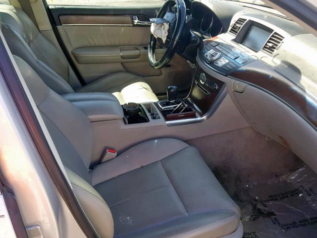 JN1CY0AP5AM910256 - 2010 INFINITI M35 BASE SILVER photo 5