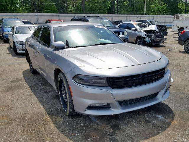 2C3CDXHG5GH132046 - 2016 DODGE CHARGER SX SILVER photo 1