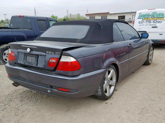 WBABW33416PX88324 - 2006 BMW 325 CI GRAY photo 4