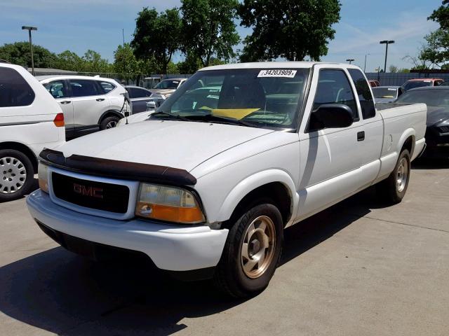 1GTCS19W3Y8159581 - 2000 GMC SONOMA WHITE photo 2