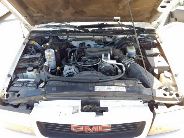 1GTCS19W3Y8159581 - 2000 GMC SONOMA WHITE photo 7