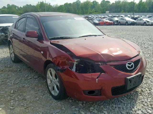 JM1BK32F591205066 - 2009 MAZDA 3 I MAROON photo 1