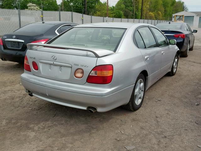 JT8BD68SXX0058468 - 1999 LEXUS GS 300 SILVER photo 4