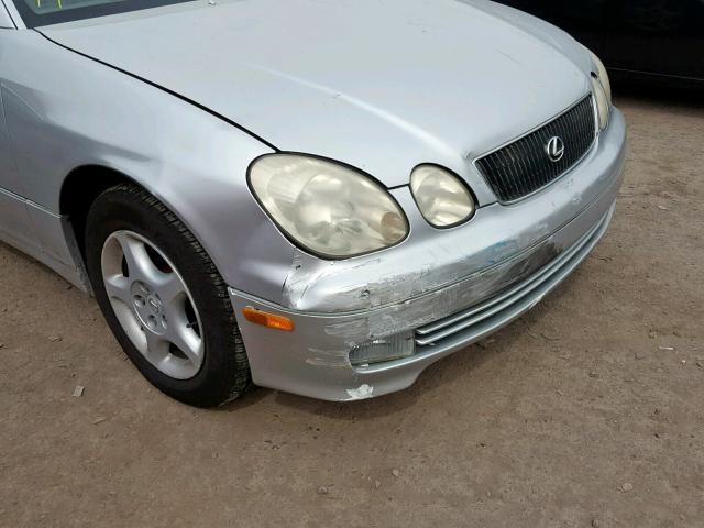 JT8BD68SXX0058468 - 1999 LEXUS GS 300 SILVER photo 9