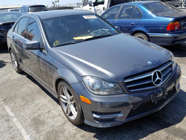 WDDGF4HB4EA950914 - 2014 MERCEDES-BENZ C 250 GRAY photo 1