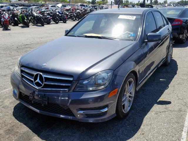 WDDGF4HB4EA950914 - 2014 MERCEDES-BENZ C 250 GRAY photo 2