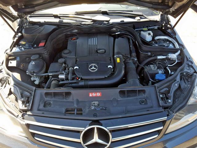 WDDGF4HB4EA950914 - 2014 MERCEDES-BENZ C 250 GRAY photo 7