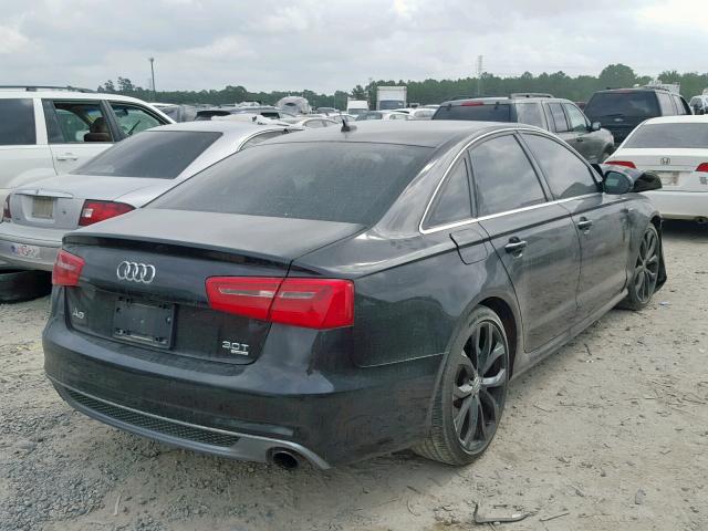 WAUHGAFC6CN046250 - 2012 AUDI A6 PRESTIG BLACK photo 4