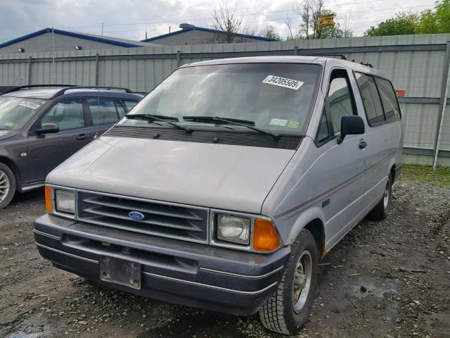 1FMDA41X4MZA34831 - 1991 FORD AEROSTAR SILVER photo 2