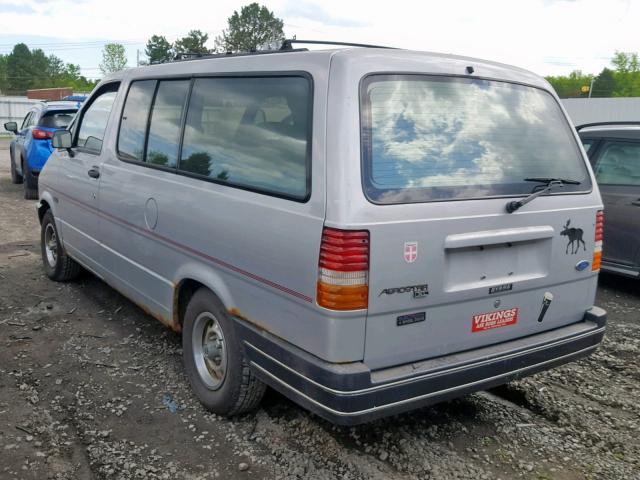 1FMDA41X4MZA34831 - 1991 FORD AEROSTAR SILVER photo 3