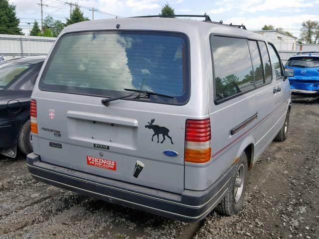 1FMDA41X4MZA34831 - 1991 FORD AEROSTAR SILVER photo 4