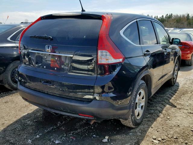 2HKRM3H35EH004275 - 2014 HONDA CR-V LX BLACK photo 4