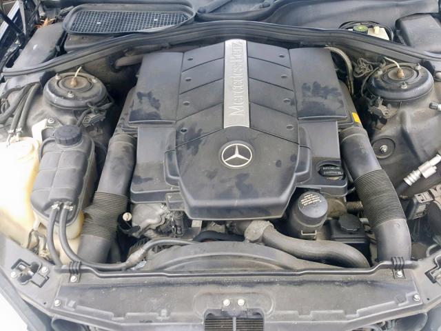 WDBNG75JX6A466452 - 2006 MERCEDES-BENZ S 500 BLACK photo 7