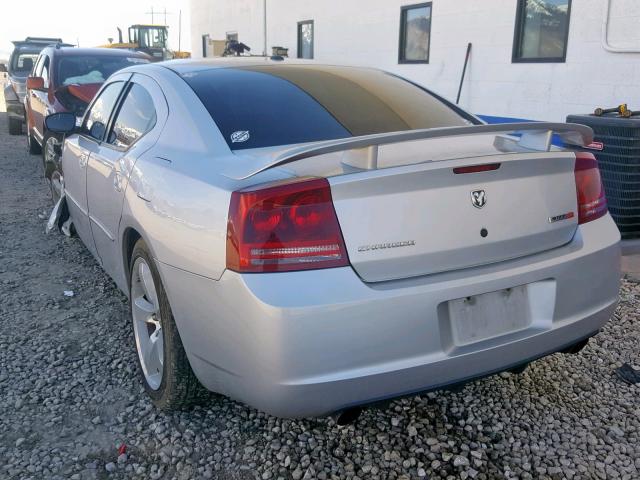 2B3KA73W97H875356 - 2007 DODGE CHARGER SR SILVER photo 3