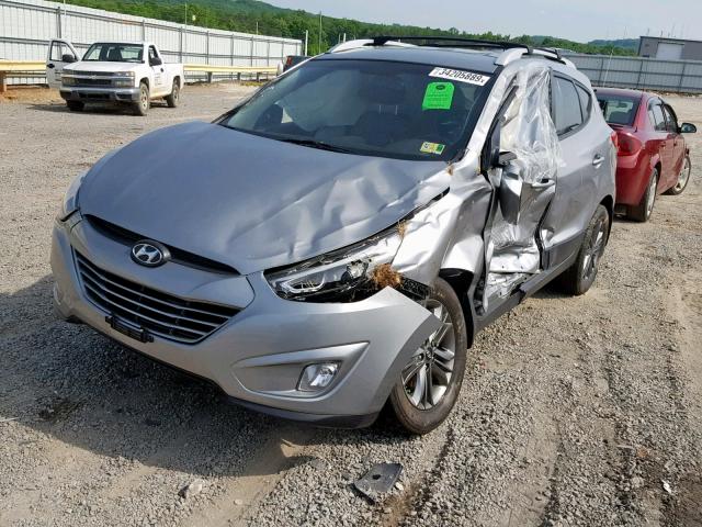 KM8JU3AG0FU043658 - 2015 HYUNDAI TUCSON LIM SILVER photo 2