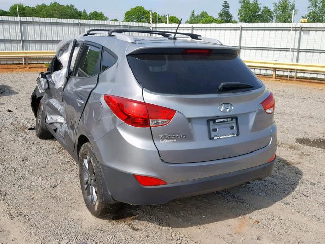 KM8JU3AG0FU043658 - 2015 HYUNDAI TUCSON LIM SILVER photo 3