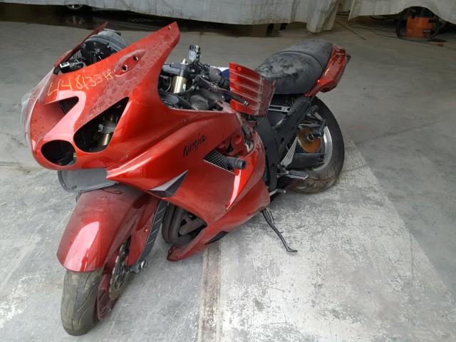 JKBZXNC138A005905 - 2008 KAWASAKI ZX1400 C RED photo 2