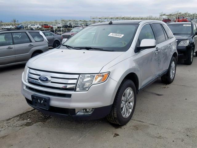 2FMDK48C39BA64106 - 2009 FORD EDGE SEL SILVER photo 2