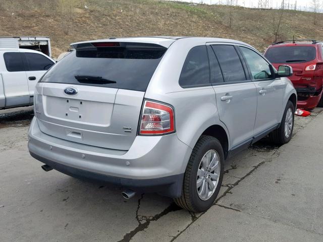 2FMDK48C39BA64106 - 2009 FORD EDGE SEL SILVER photo 4