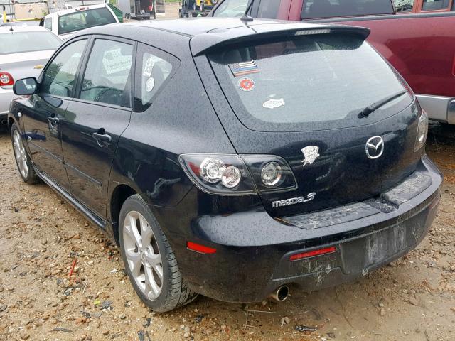 JM1BK343391197259 - 2009 MAZDA 3 S BLACK photo 3