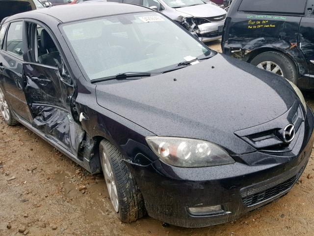 JM1BK343391197259 - 2009 MAZDA 3 S BLACK photo 9