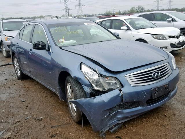 JNKCV61F09M363634 - 2009 INFINITI G37 BLUE photo 1