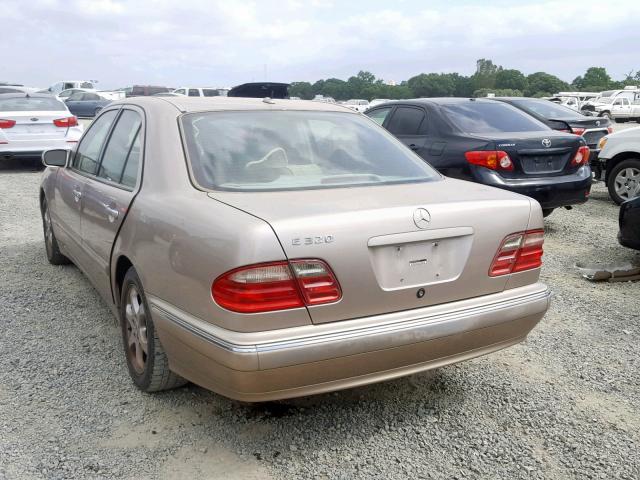 WDBJF65J02B405384 - 2002 MERCEDES-BENZ E 320 GOLD photo 3