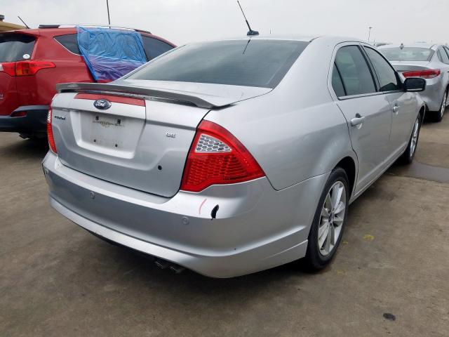 3FAHP0HA3CR186607 - 2012 FORD FUSION SE  photo 4