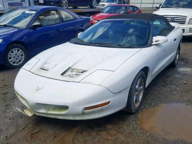 2G2FV32P1V2232351 - 1997 PONTIAC FIREBIRD F WHITE photo 2